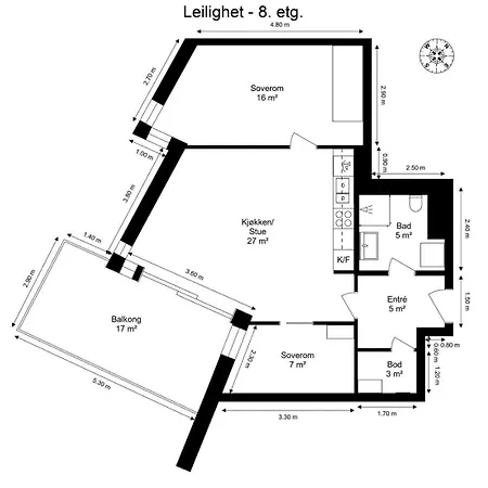 Apartment Ny Sentrumsnaer I *